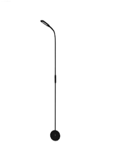 Stojací lampa REMO černá na dálkový ovladač