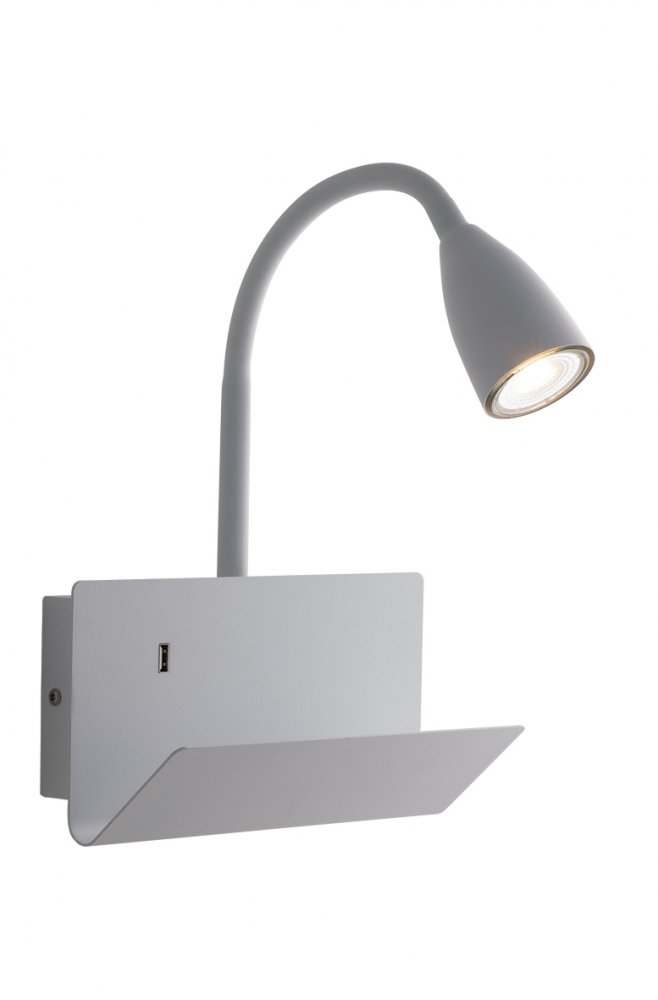 Nástěnné LED svítidlo s USB k posteli Faneurope I-GULP-AP BCO