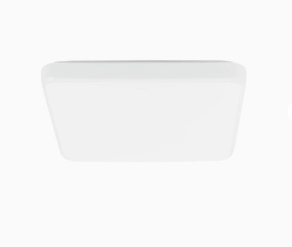Stropní svítidlo čtverec LED bílý plast