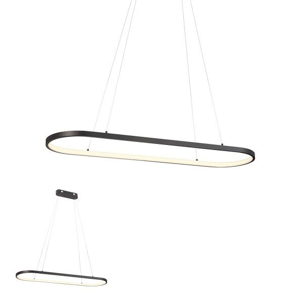 REDO 01-2525 LAP závěsné svítidlo LED 32W/2690lm 3000K matná černá, 3STEPDIM