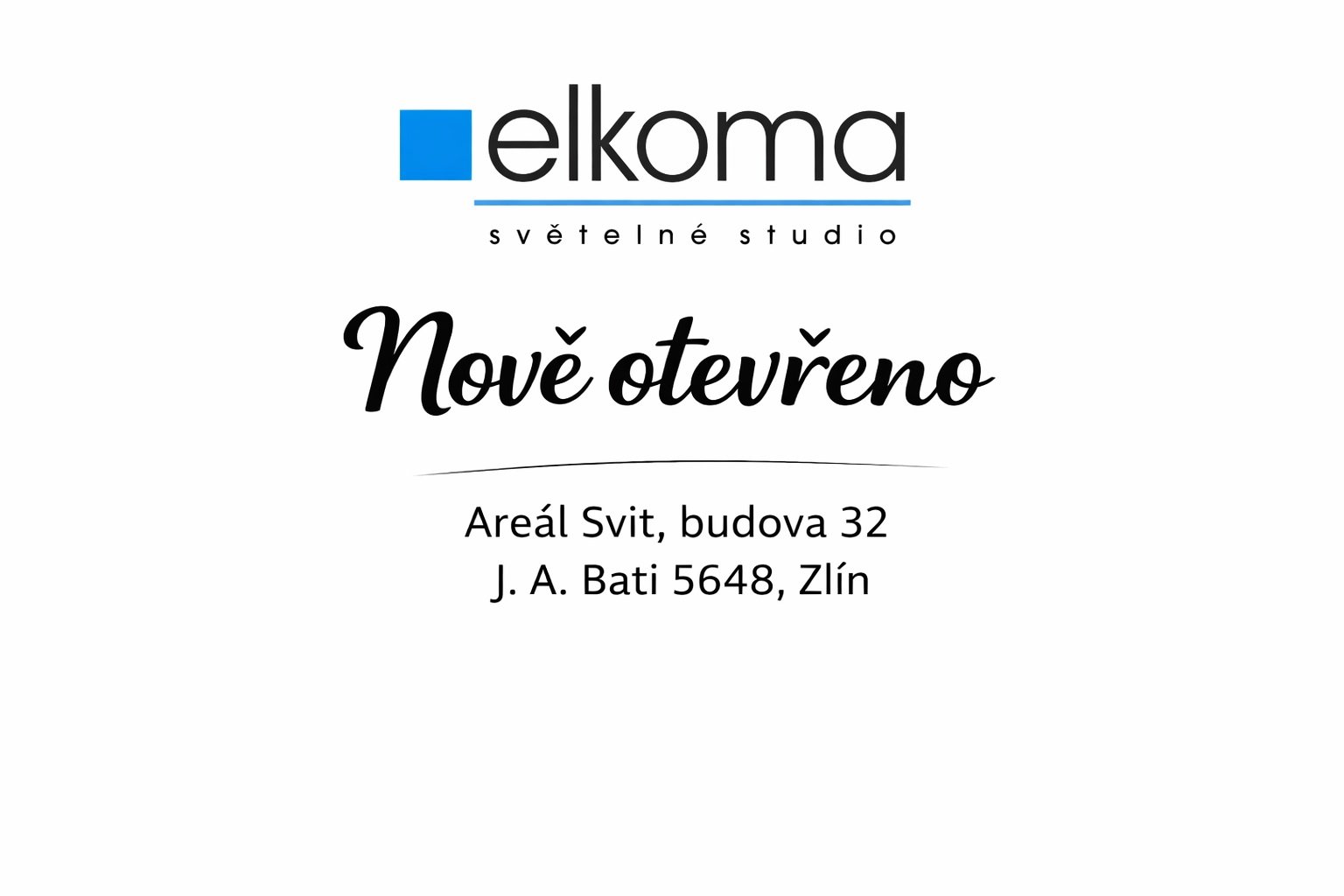 NOVĚ OTEVŘENÉ SVĚTELNÉ STUDIO