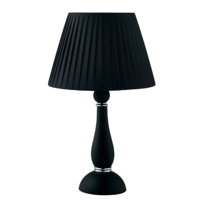 Černá stolní lampa ALFIERE-L1 NERO