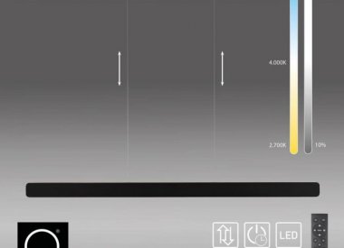 Paul Neuhaus Q-STRETTO LED závěsné svítidlo