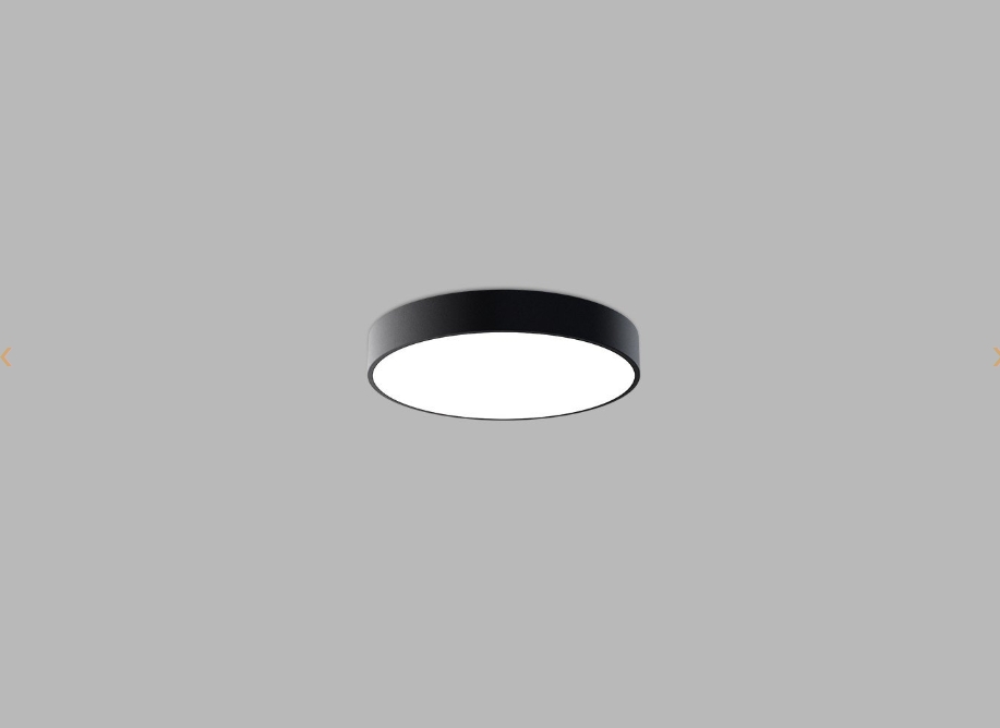 LED2 Stropní svítidlo MONO SLIM 40, B 30W 2700K/3000K/4000K černá - LED2 Lighting