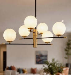 Lustr na tyči ESSENTIAL 6xE14/28W