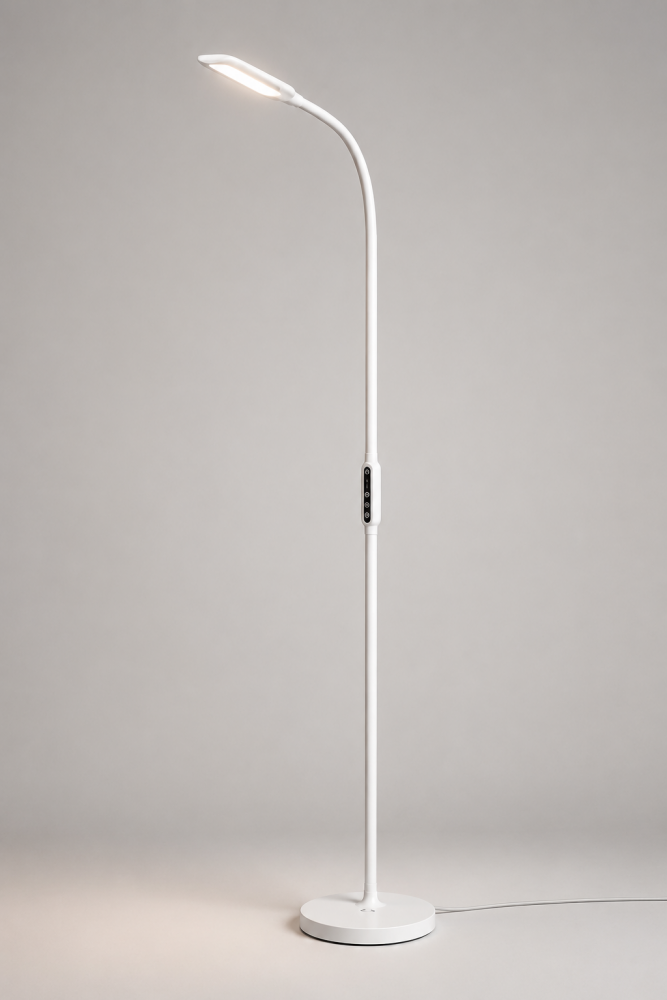 Stojací LED lampa Avide Remo - bílá