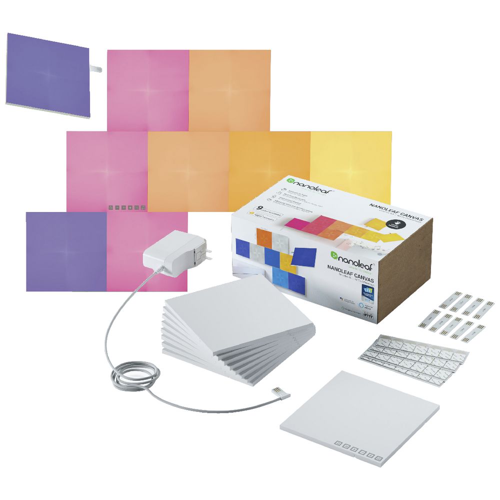 Nanoleaf Canvas Panels Smarter Kit 9 Pack